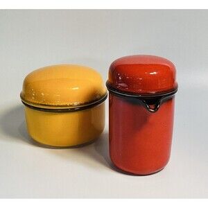 Scandic Shadow Vtg Sugar Creamer Industrial Style-Thomas Scandinavian 4in-3in